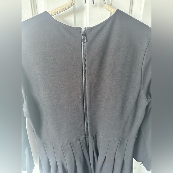 Rare Find! Classic Pink Tartan stretch skater dress. Size M. Black - Picture 5 of 5